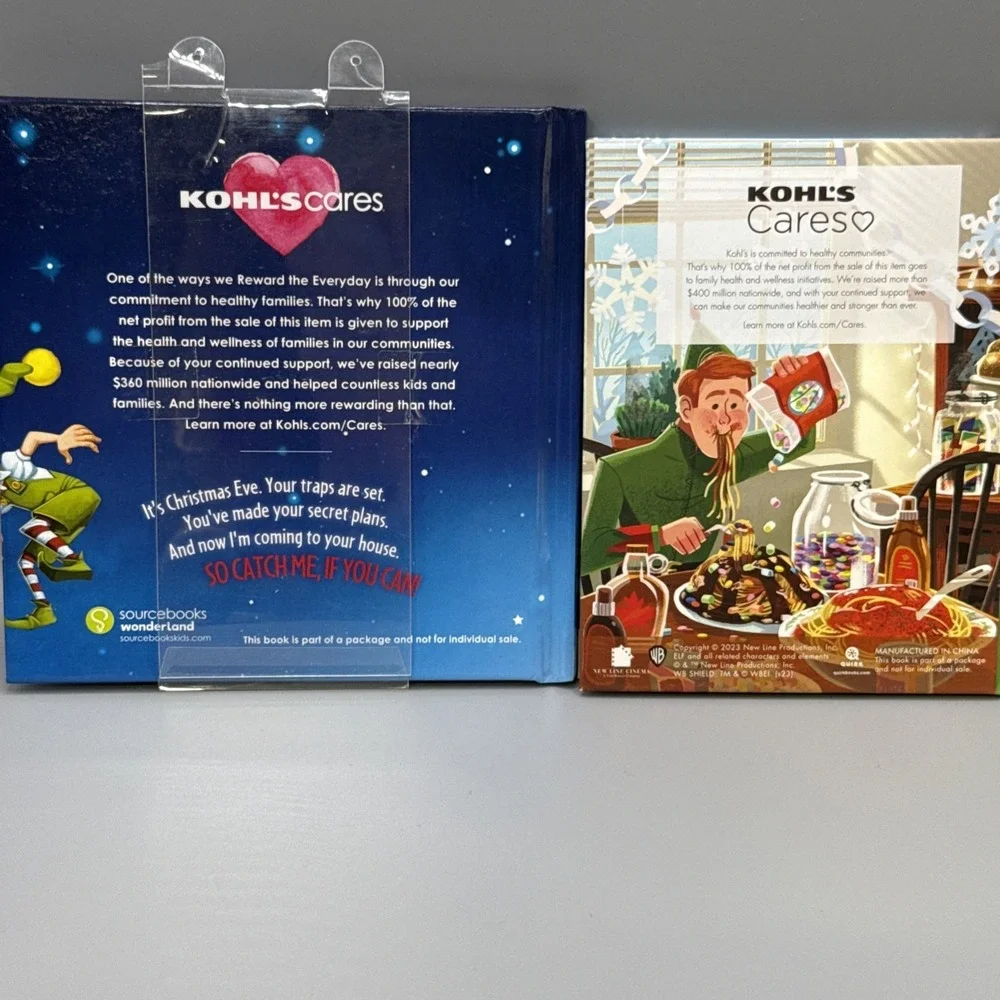 Lot 2- Elf Christmas Hardback Khol's Care Little Books
